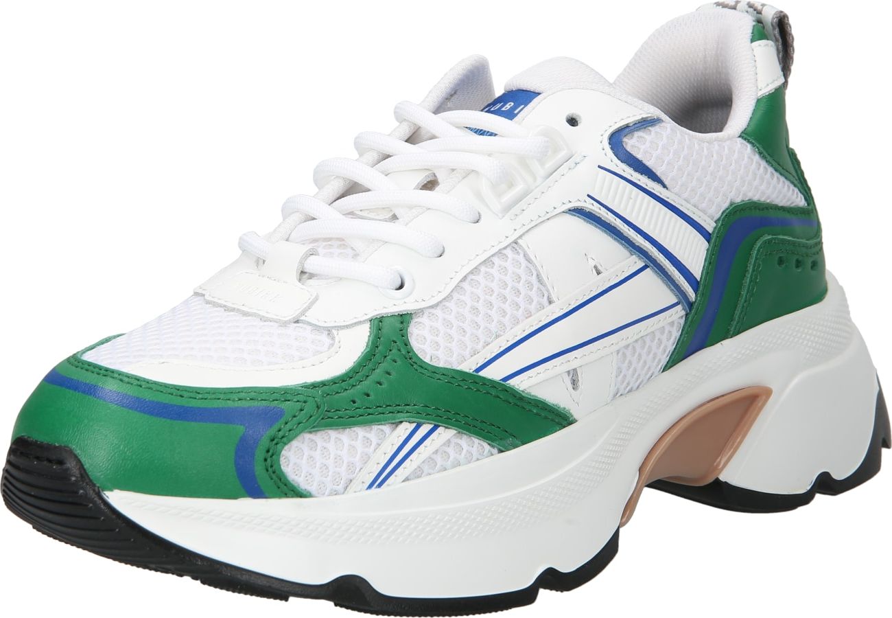 Nubikk Tenisky 'Sneaker 'Ross' modrá / trávově zelená / bílá