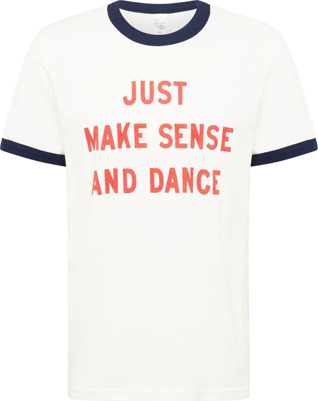 Nudie Jeans Co Tričko 'Ricky' noční modrá / oranžová / bílá