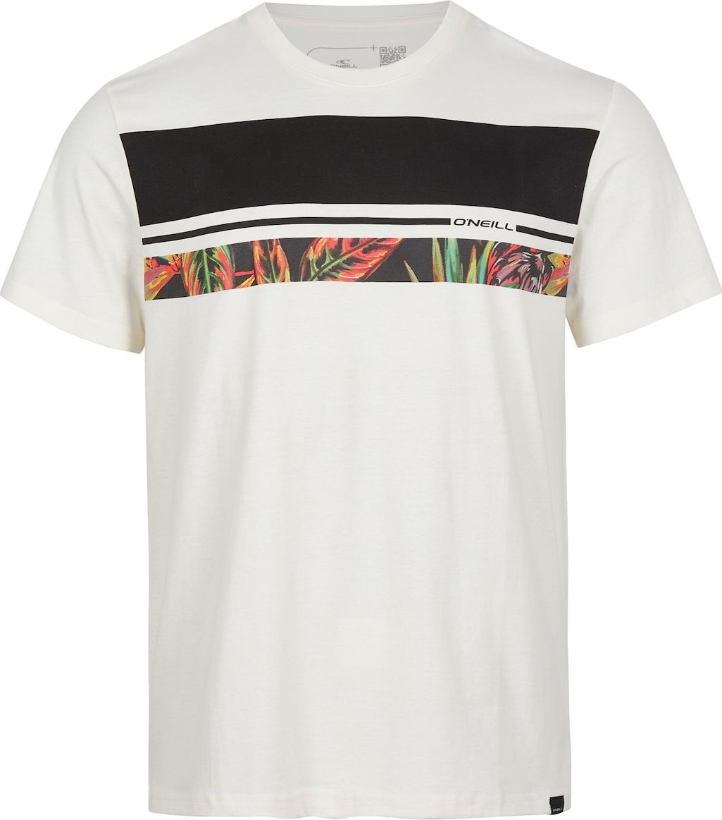 O'NEILL Tričko 'Mykhe' zelená / černá / bílá