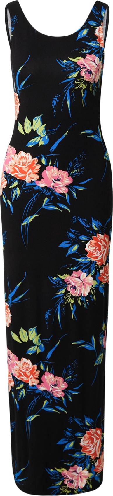 Oasis Šaty světle zelená / růžová / světle růžová / černá