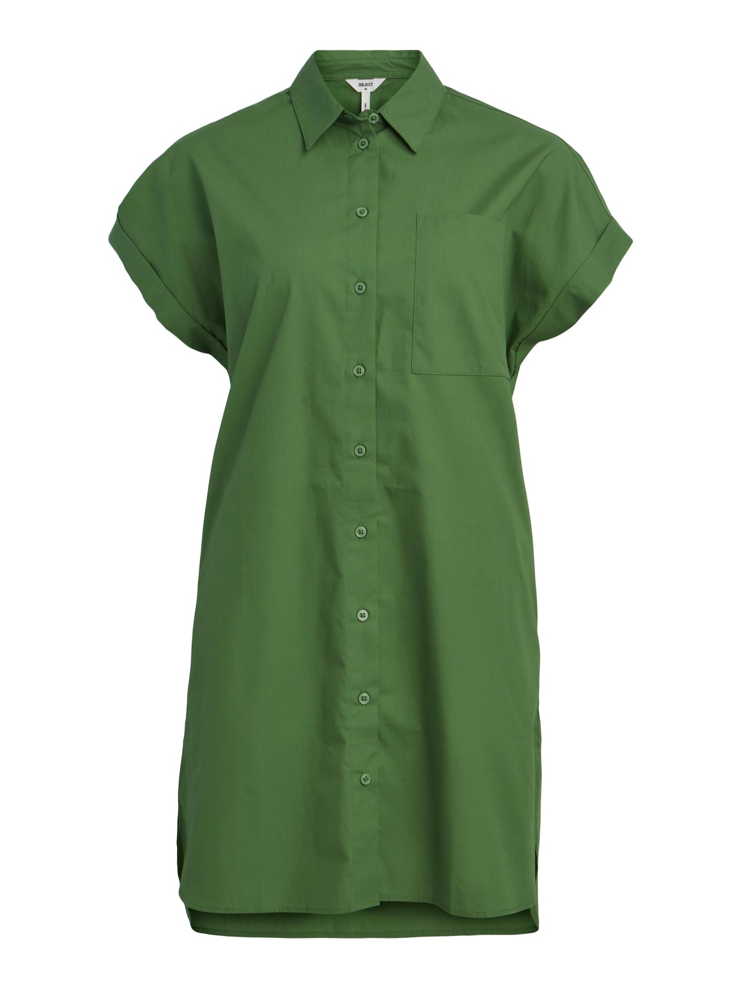OBJECT Košilové šaty 'Dora' tmavě zelená