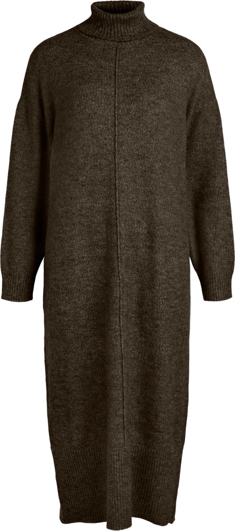 OBJECT Úpletové šaty 'Abbie' kaštanově hnědá