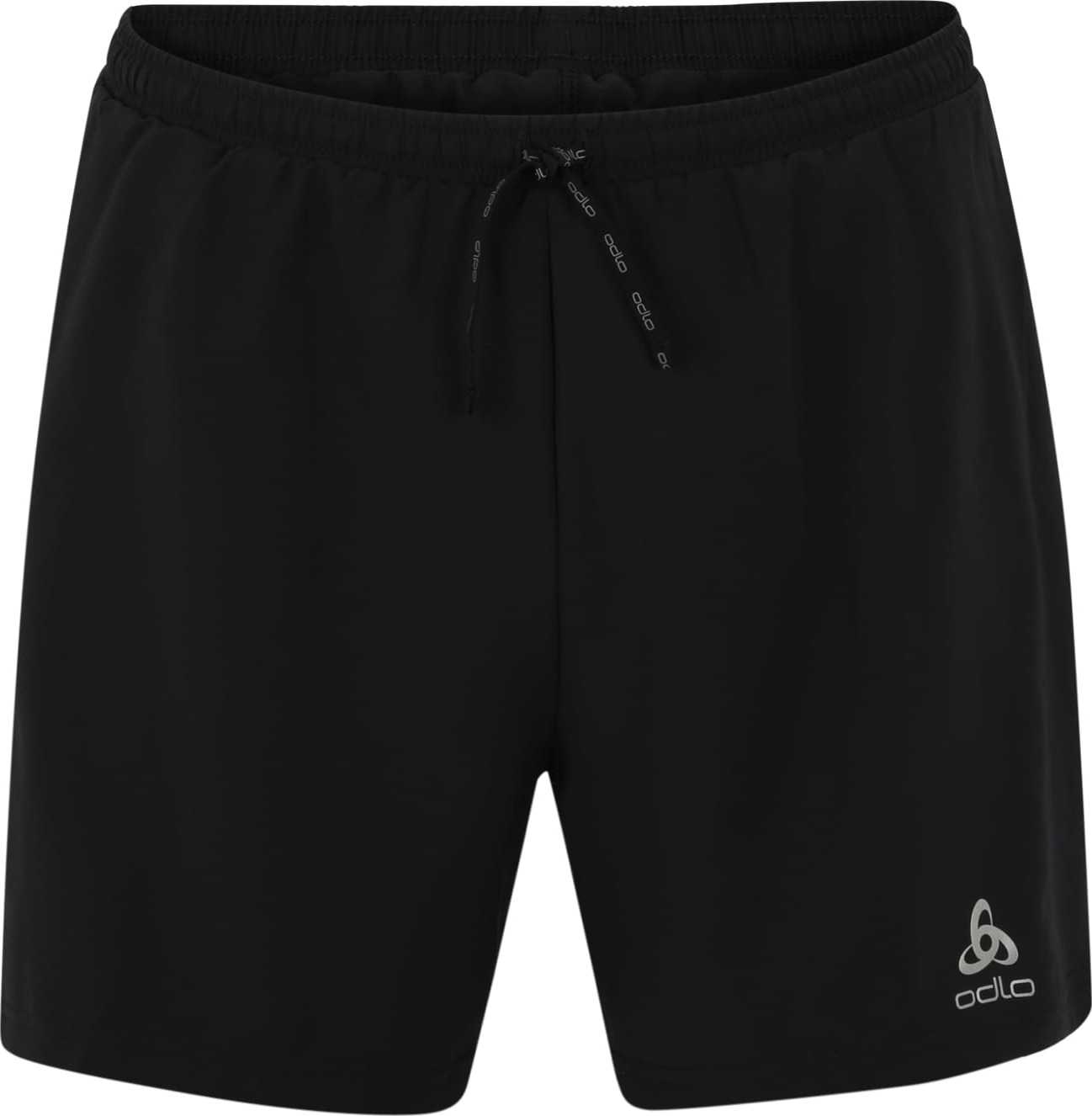 ODLO Sportovní kalhoty stříbrně šedá / černá