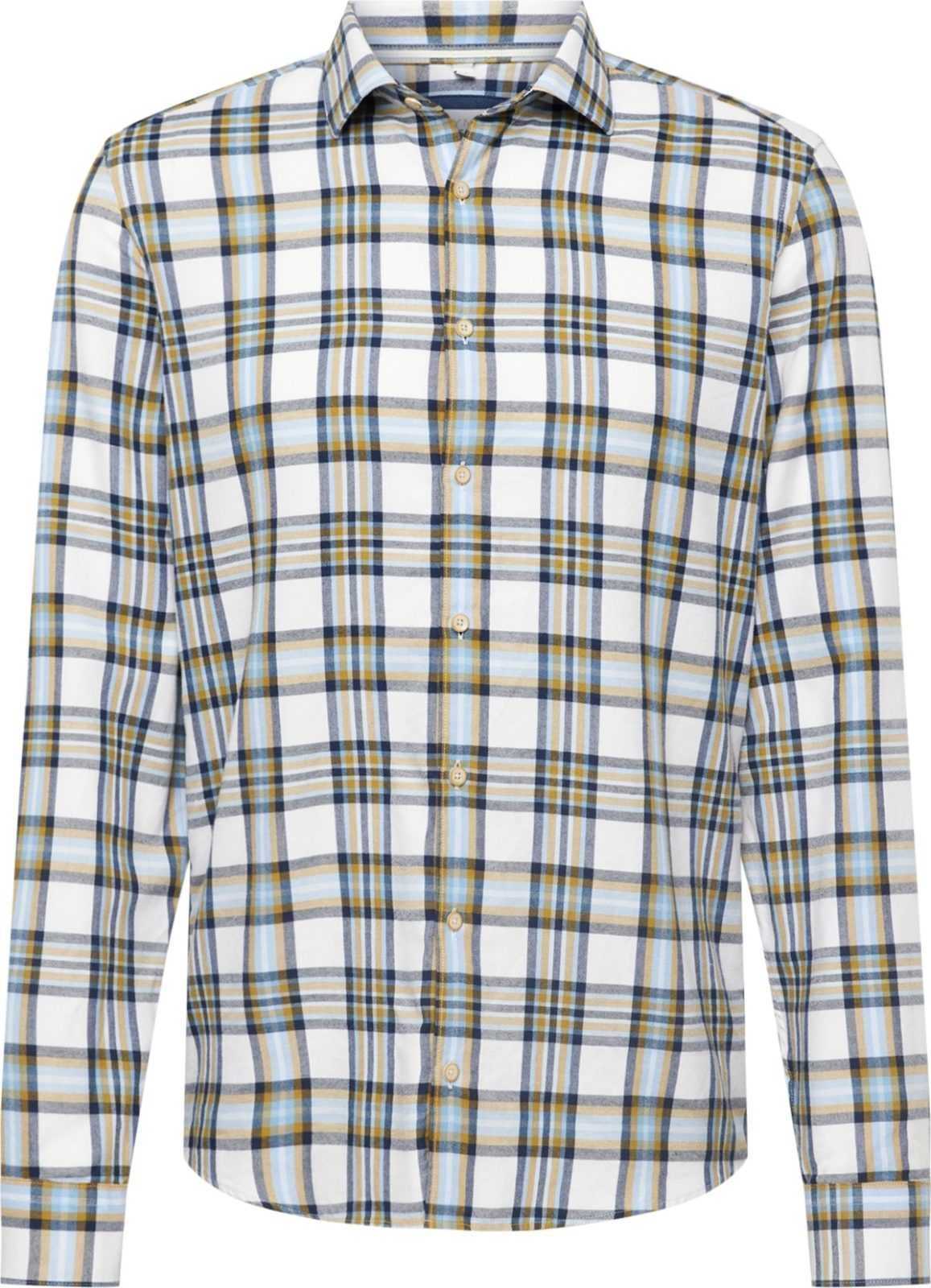 OLYMP Košile námořnická modř / světlemodrá / kari / bílá