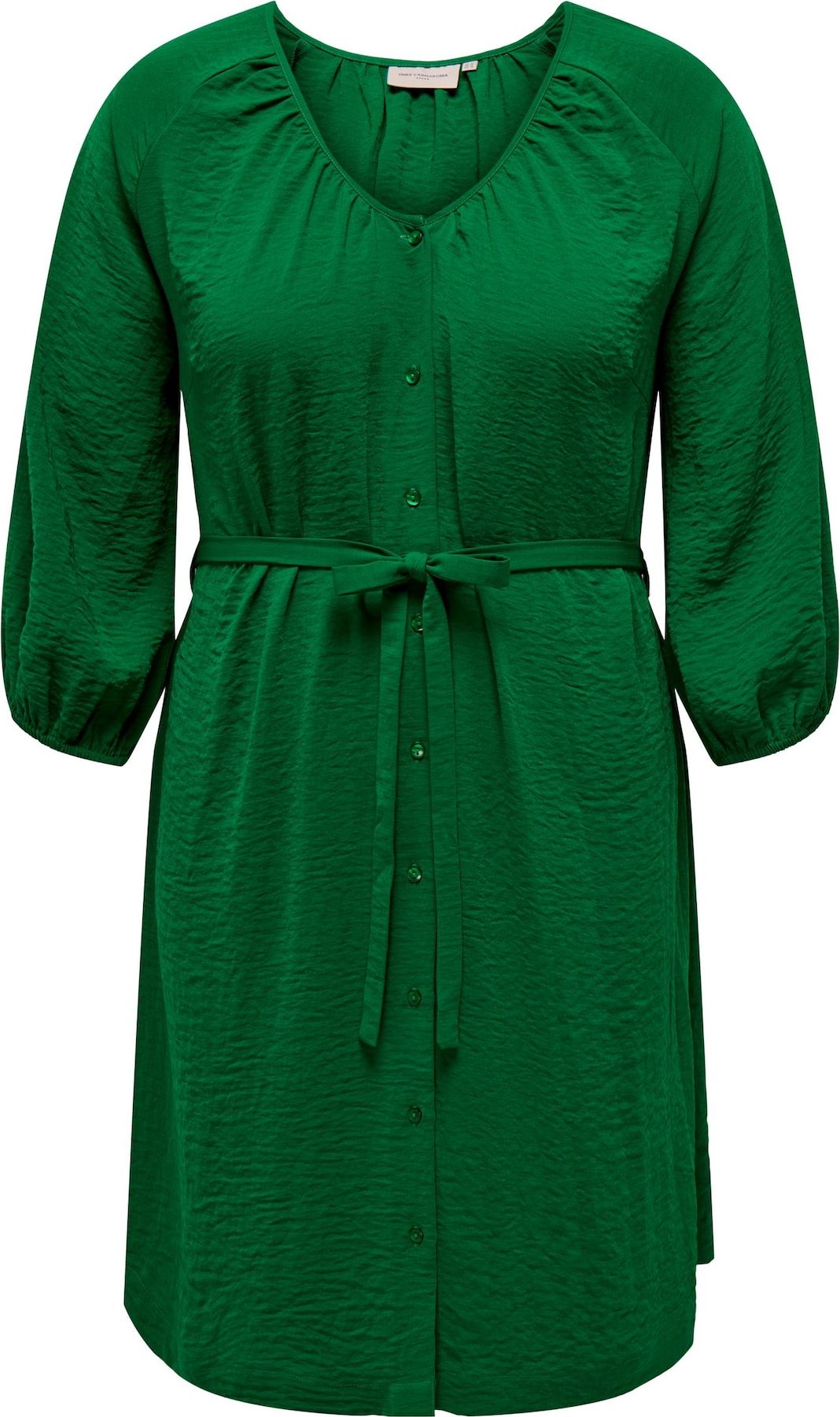 ONLY Carmakoma Košilové šaty 'Ann Sofie' trávově zelená