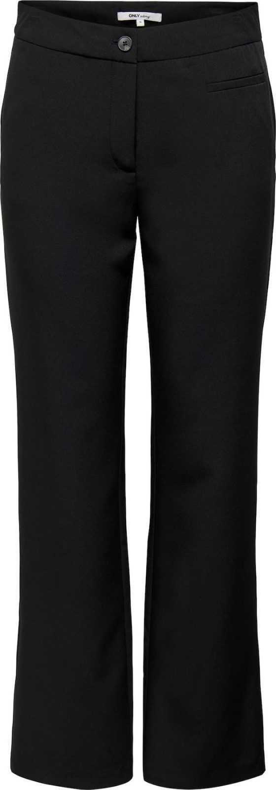 ONLY Kalhoty 'Lana-Berry' černá / bílá