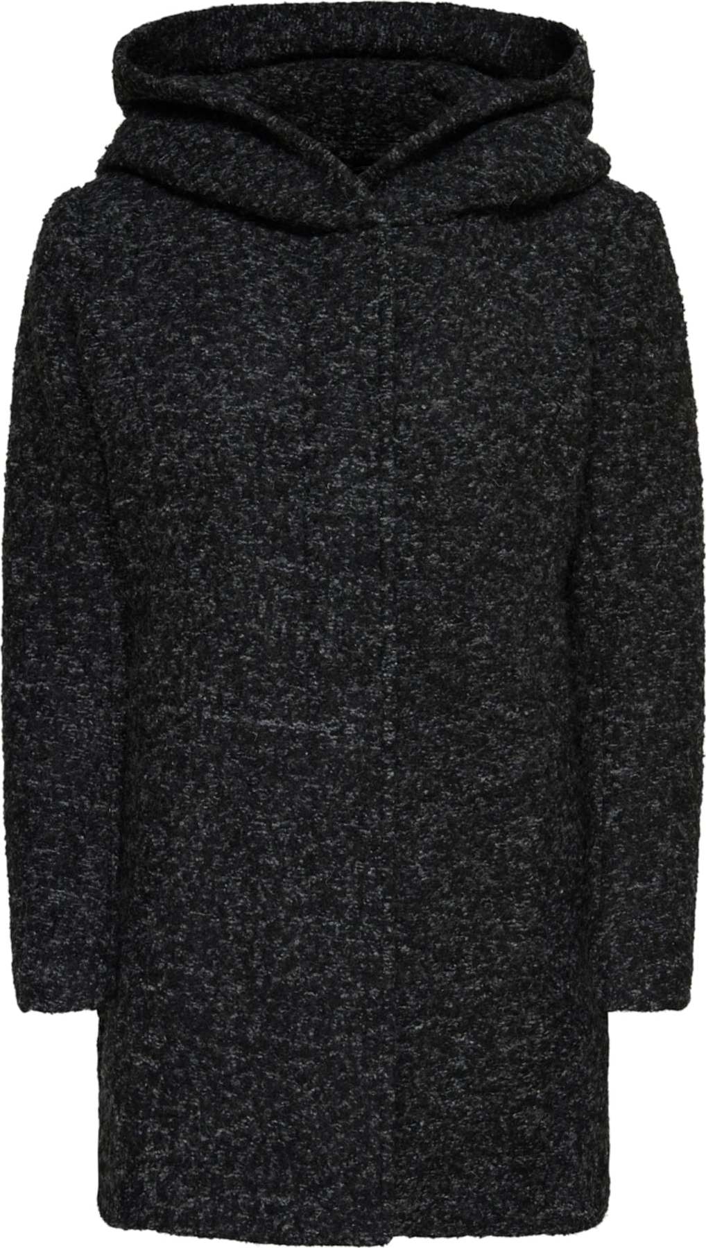 ONLY Přechodný kabát černý melír