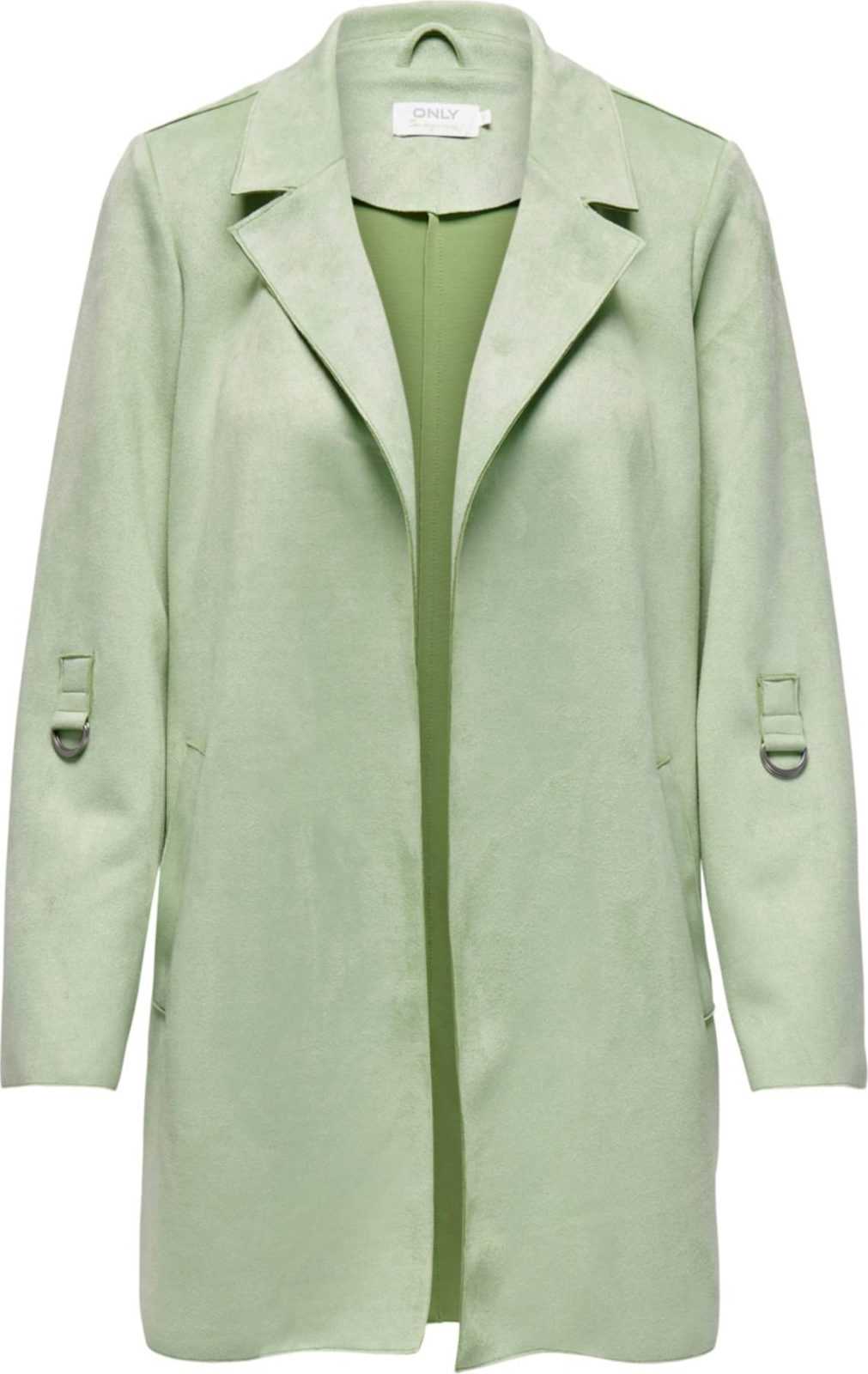 ONLY Přechodný kabát 'Joline' světle zelená