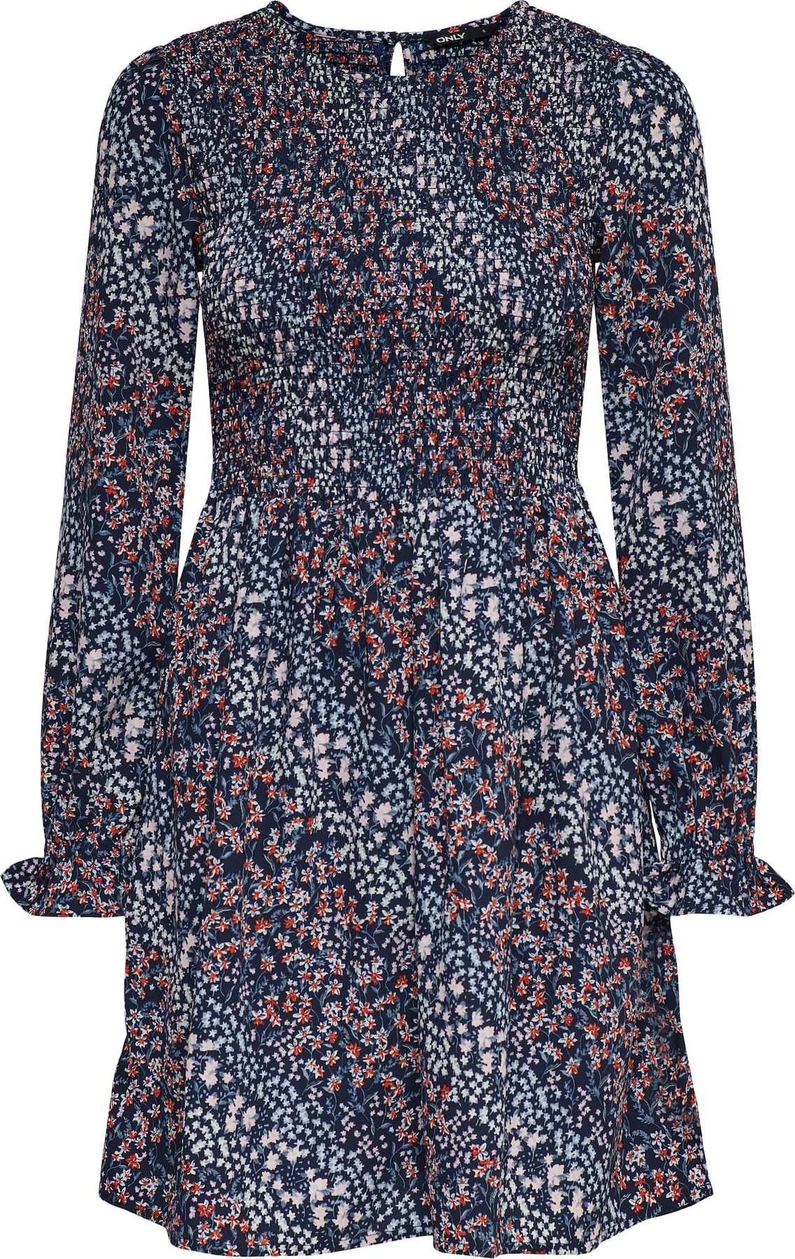 ONLY Šaty 'Fiona' světlemodrá / tmavě modrá / šedobéžová / karmínově červené / bílá