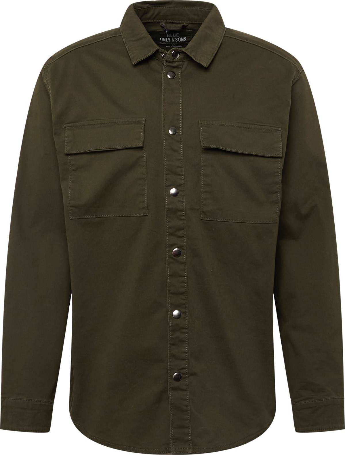 Only & Sons Košile 'CAM' tmavě zelená