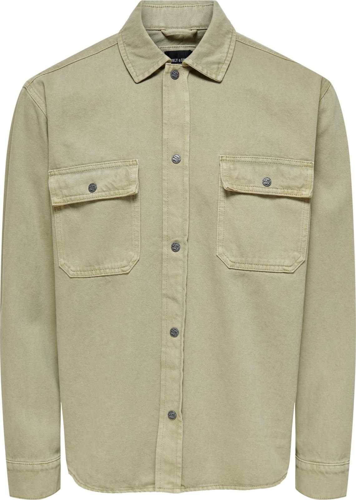 Only & Sons Košile 'Team' olivová