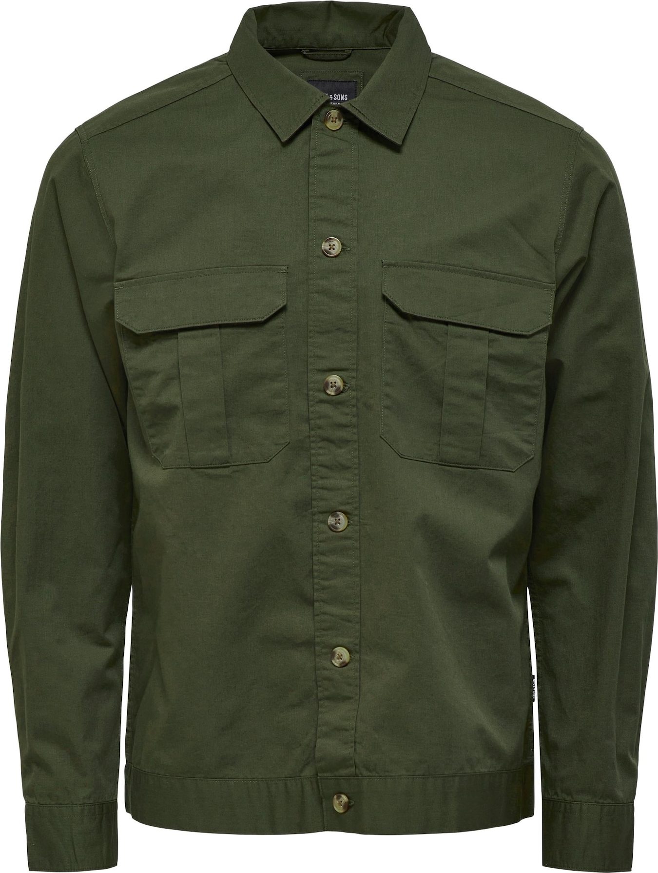 Only & Sons Přechodná bunda 'SEMIR' tmavě zelená