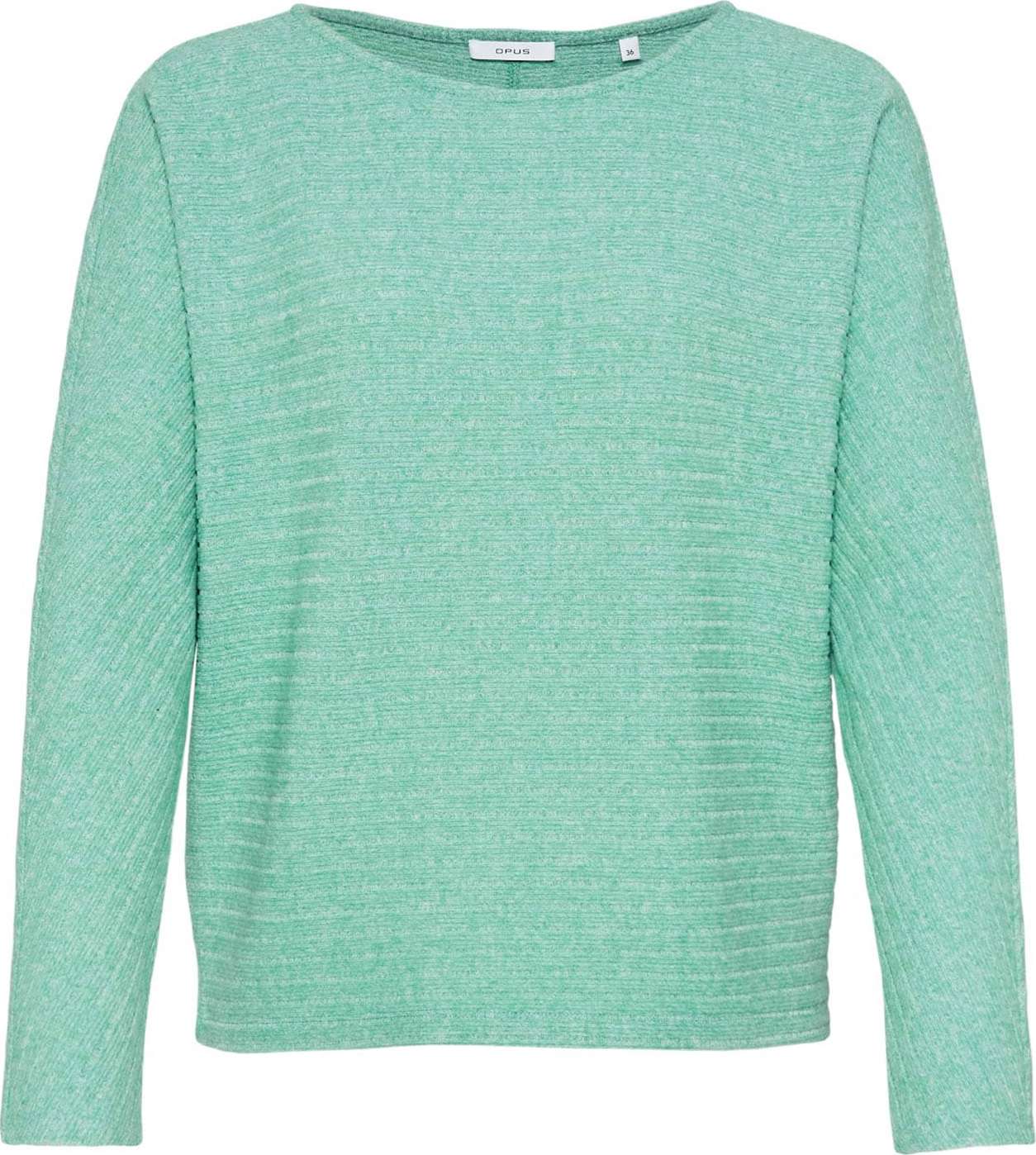 OPUS Svetr 'Genime' světle zelená