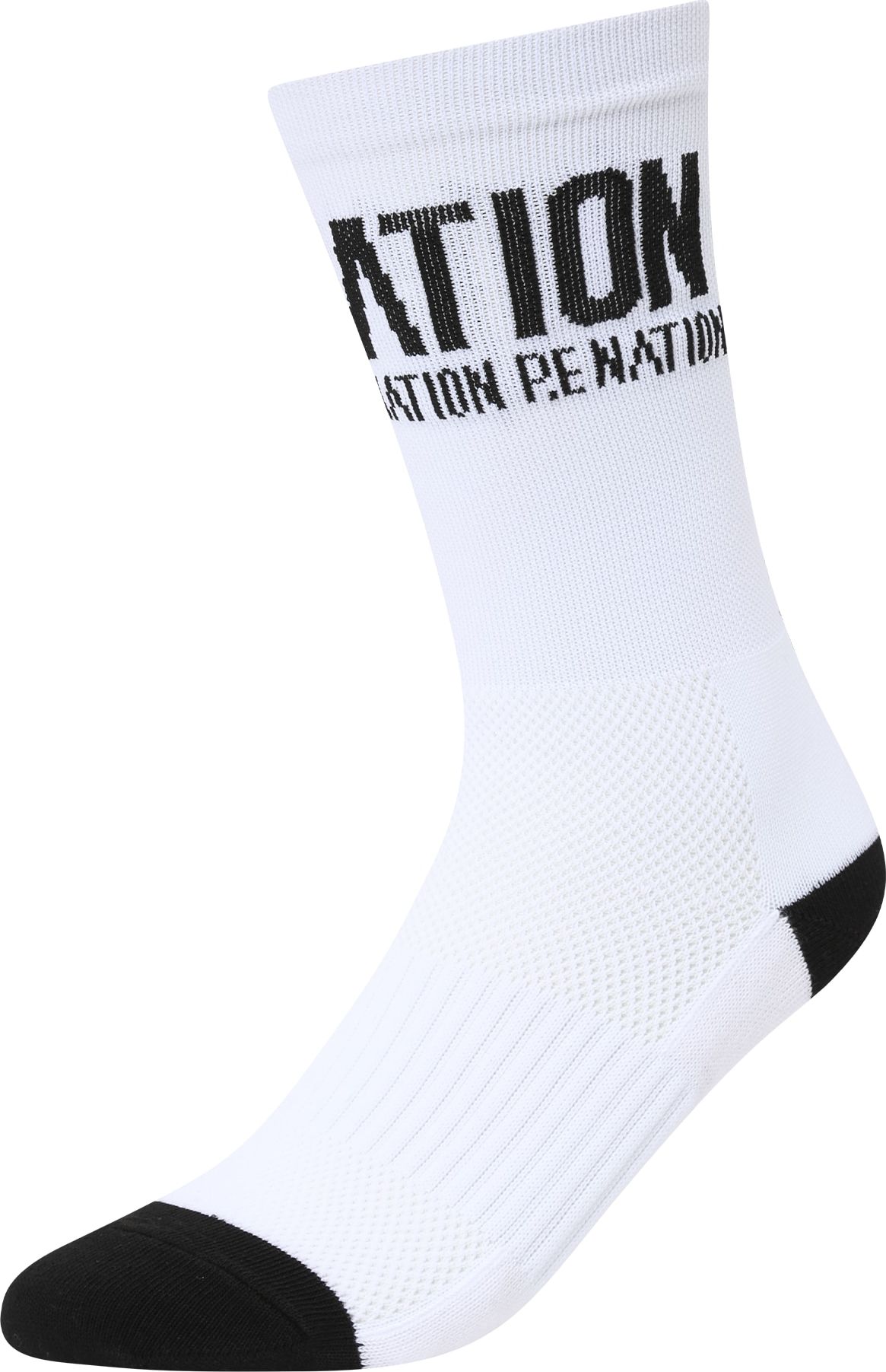P.E Nation Sportovní ponožky černá / bílá