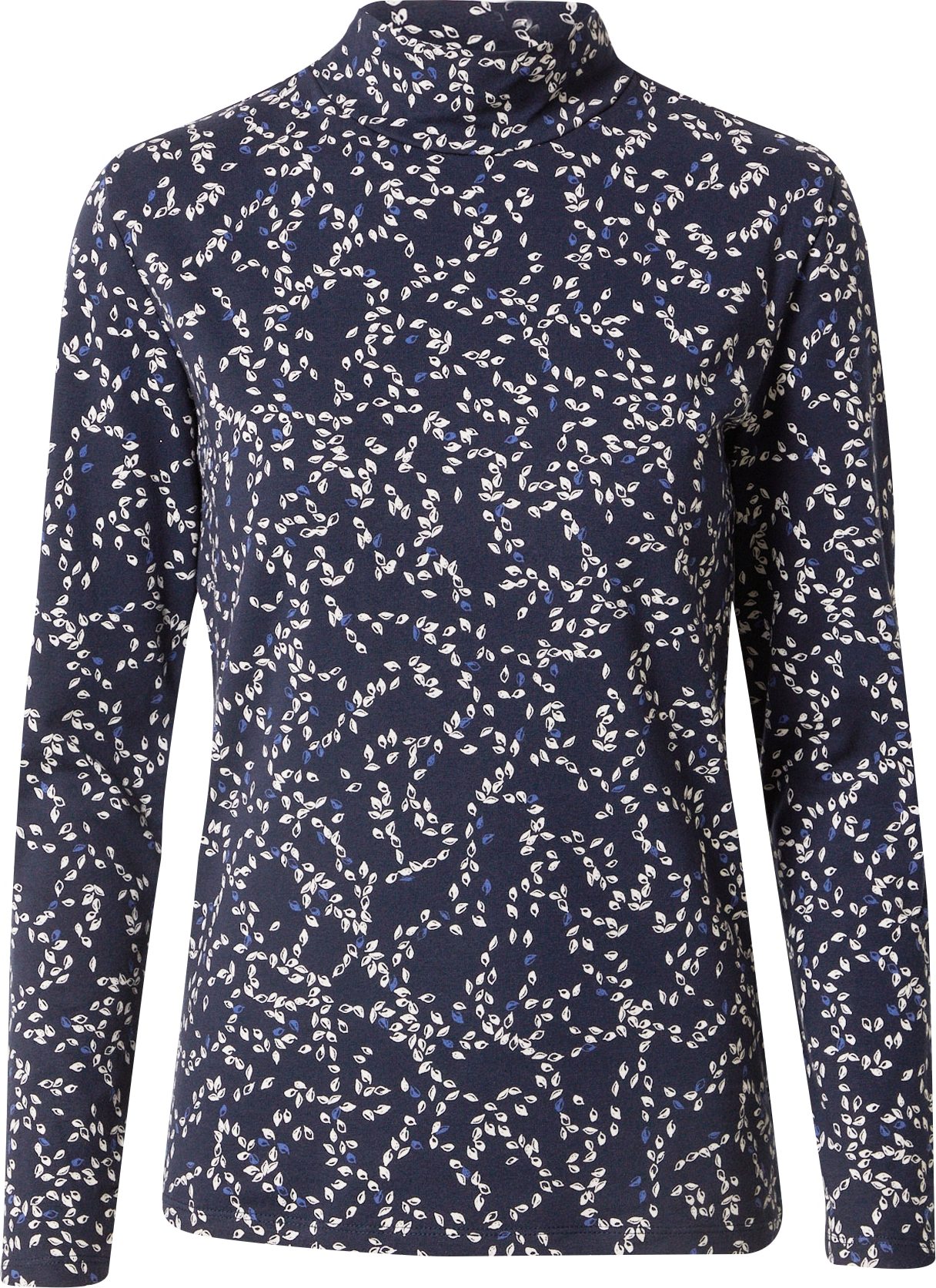 People Tree Tričko 'Carmen' modrá / námořnická modř / bílá