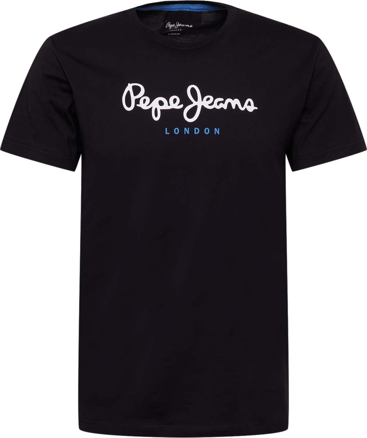 Pepe Jeans Tričko 'Eggo' modrá / černá / bílá