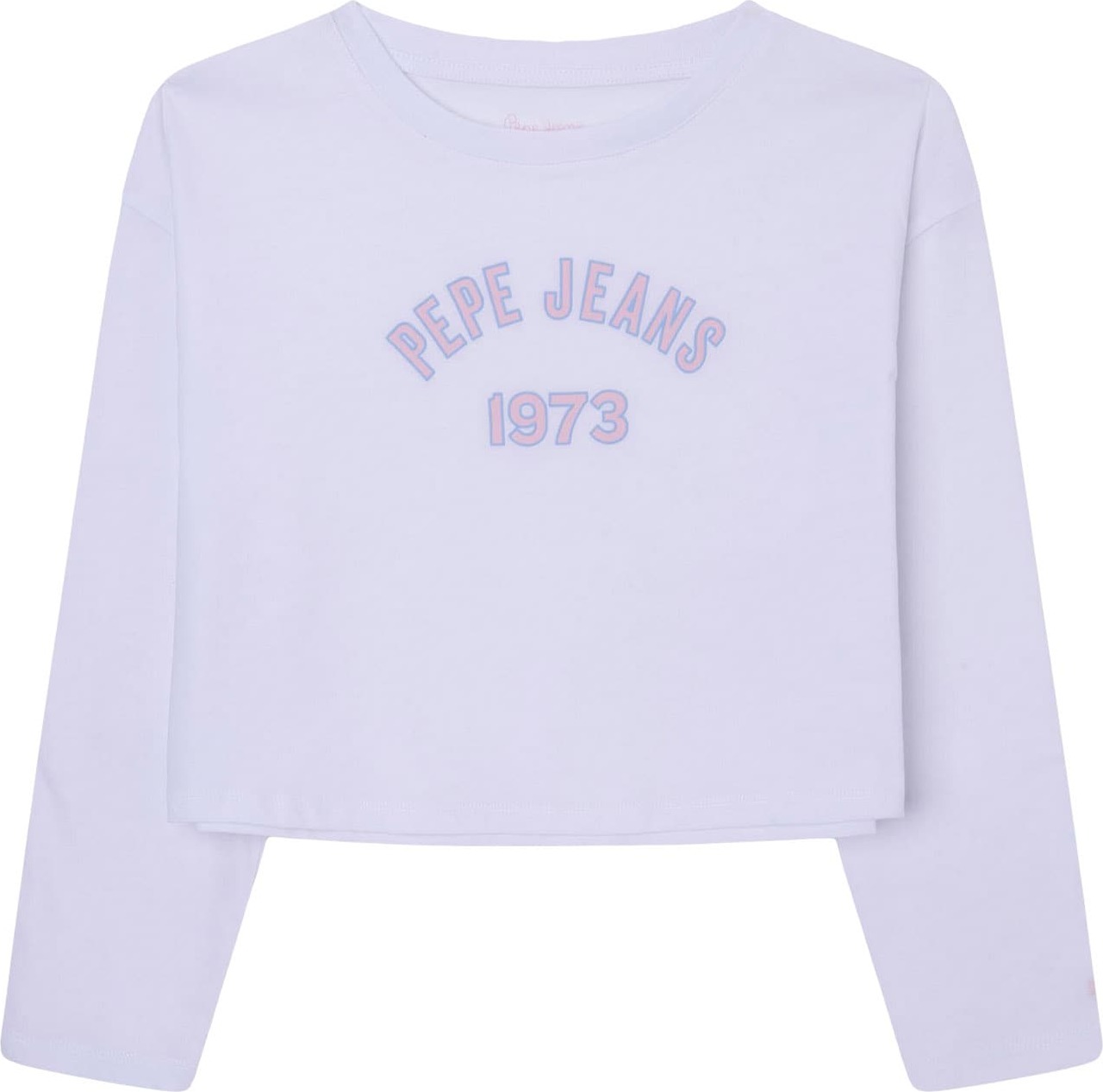 Pepe Jeans Tričko modrá / pastelová fialová / růžová