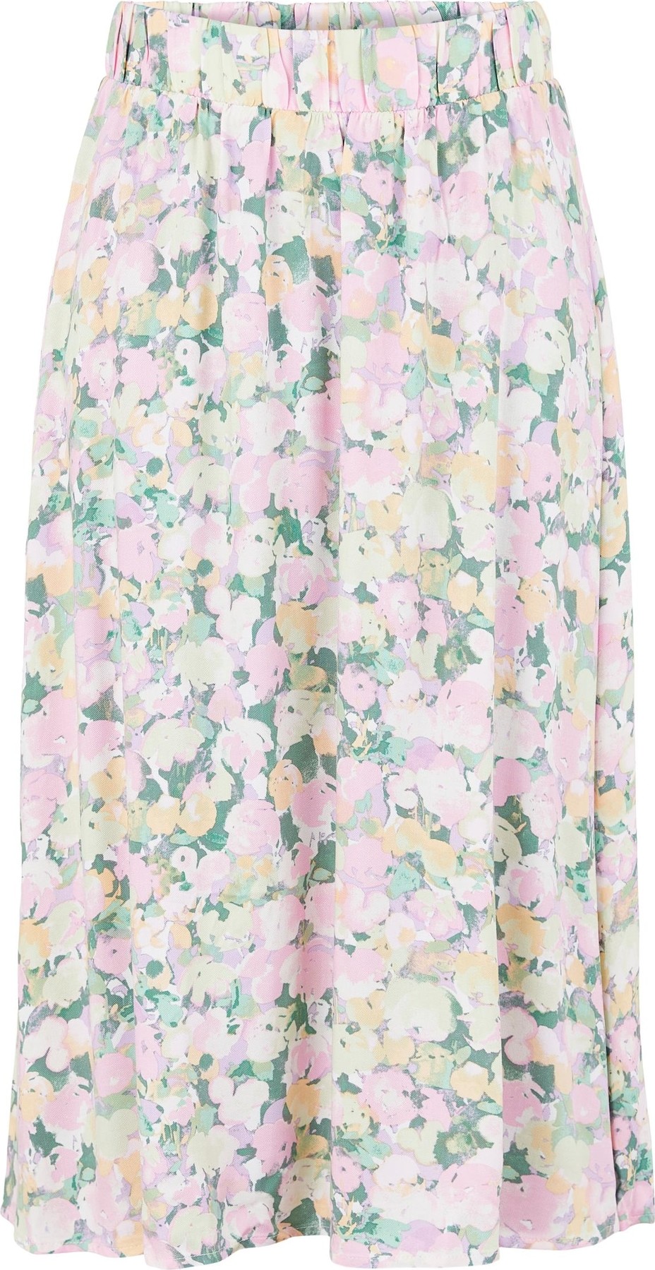 PIECES Sukně 'Viggi' světle zelená / tmavě zelená / orchidej / světle fialová / pastelově oranžová