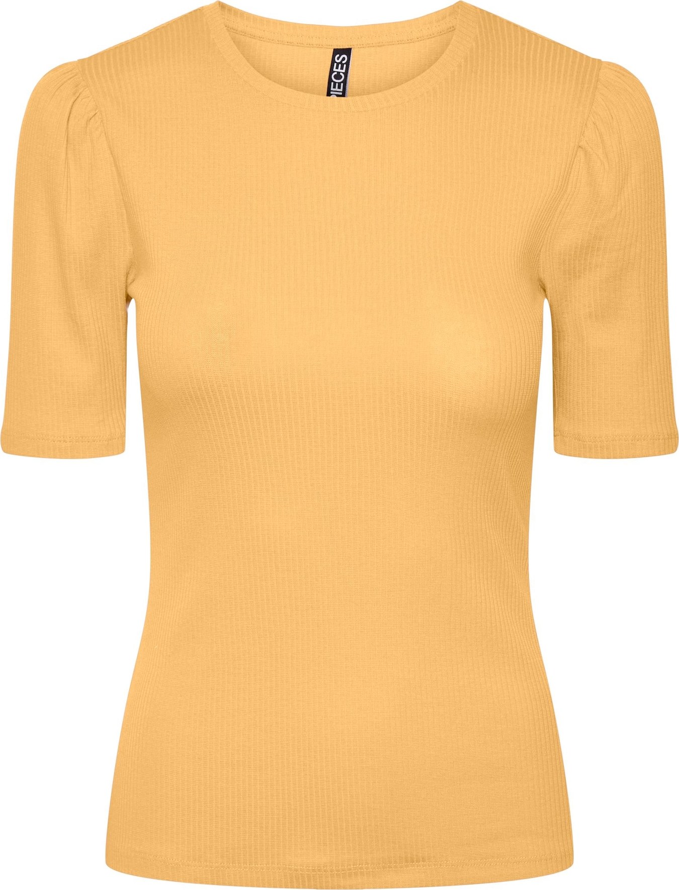 PIECES Tričko 'Ruka' jasně oranžová