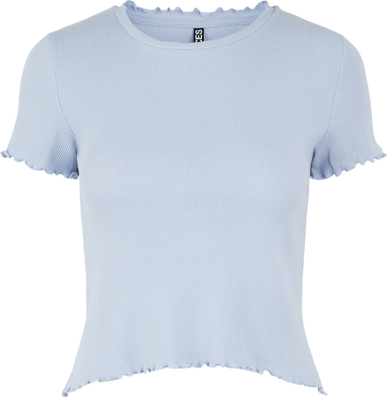 PIECES Tričko pastelová modrá