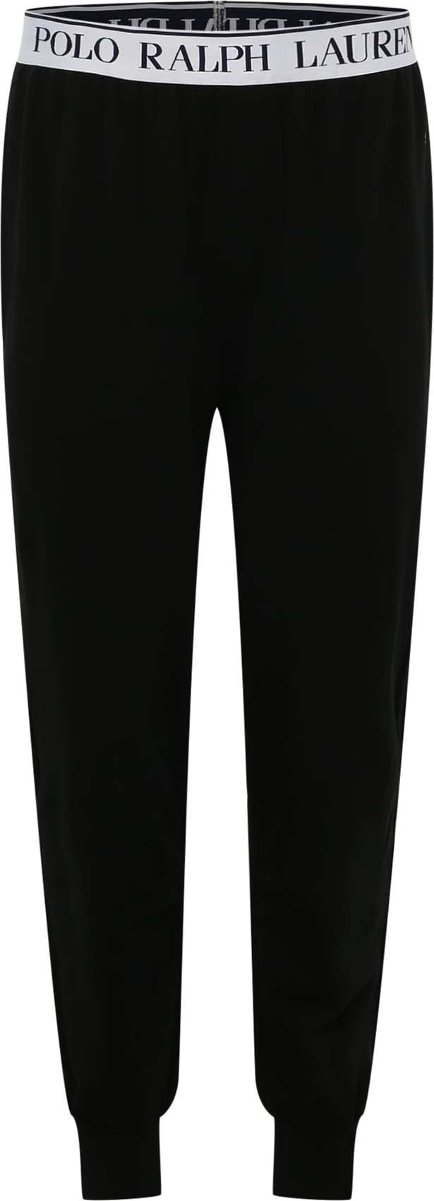 Polo Ralph Lauren Pyžamové kalhoty černá / bílá
