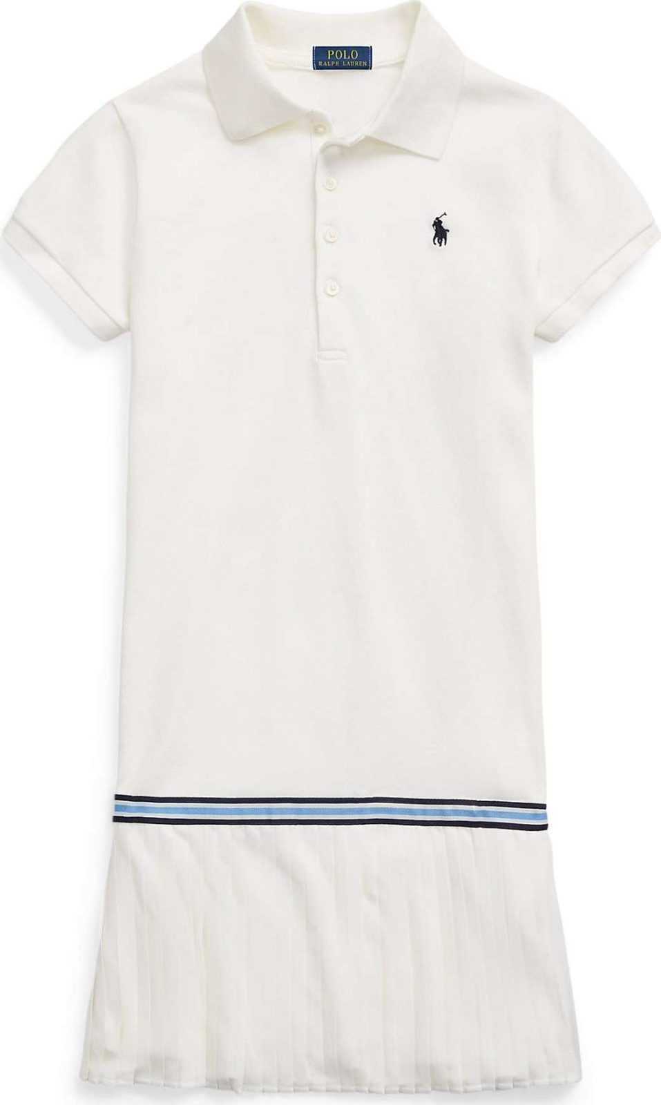 Polo Ralph Lauren Šaty noční modrá / světlemodrá / bílá