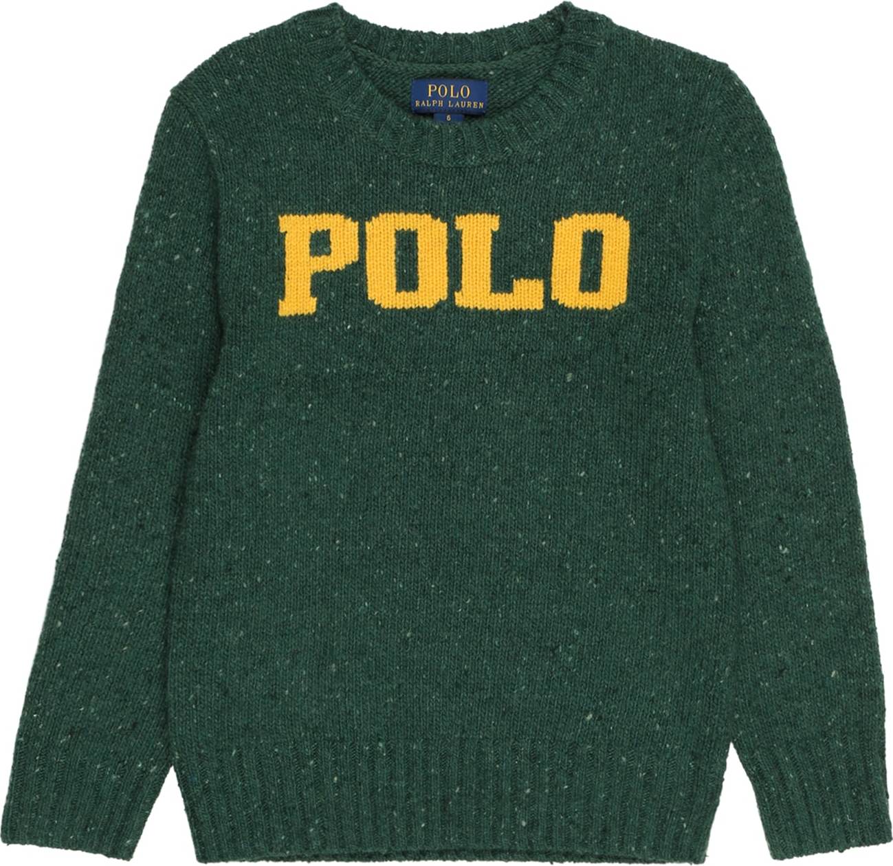 Polo Ralph Lauren Svetr žlutá / tmavě zelená