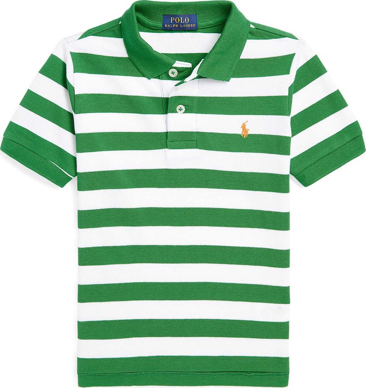 Polo Ralph Lauren Tričko zlatě žlutá / zelená / bílá