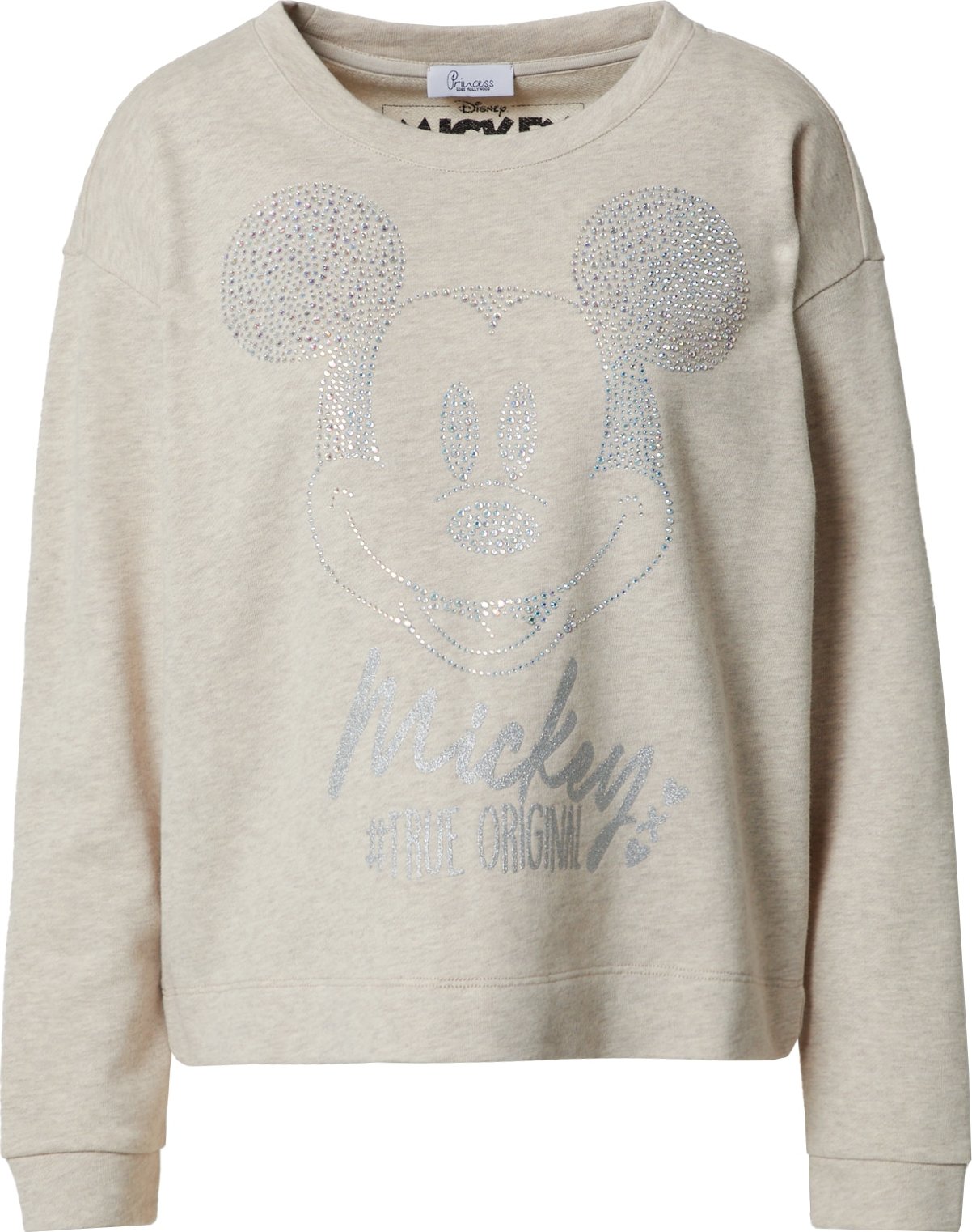 PRINCESS GOES HOLLYWOOD Mikina béžový melír / stříbrná