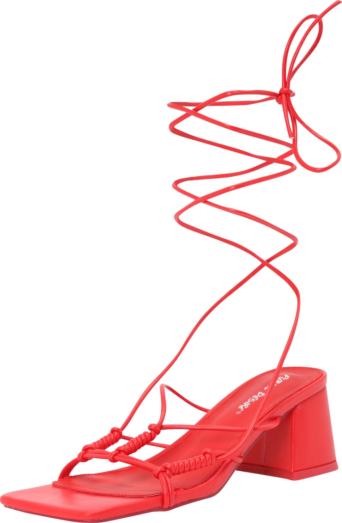 Public Desire Sandály 'FANATIC' červená