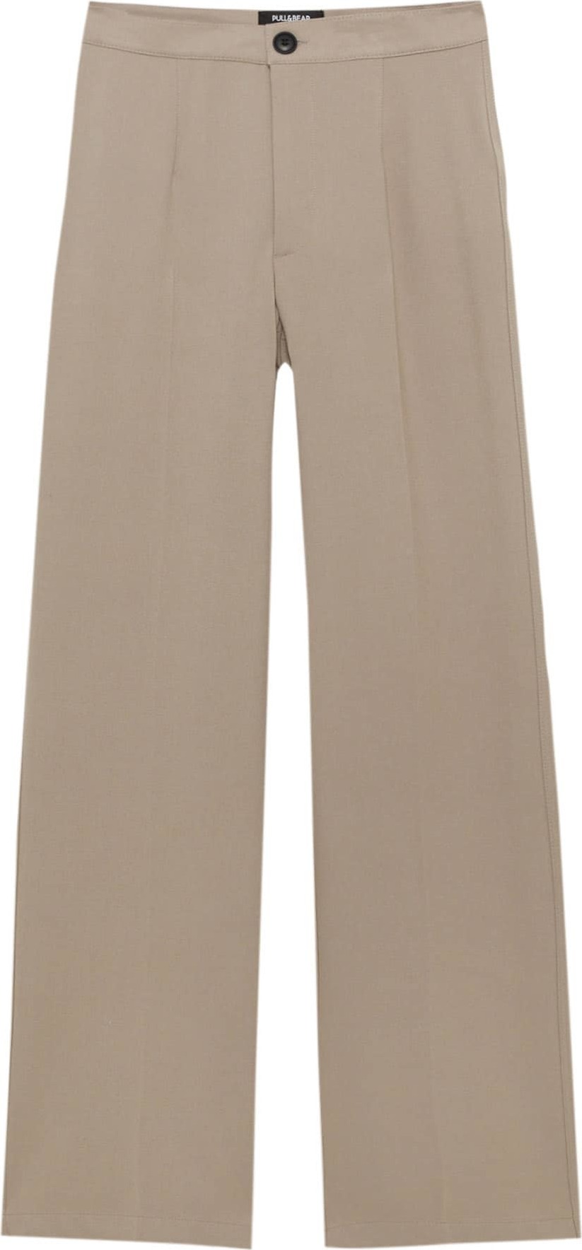 Pull&Bear Kalhoty s puky světle hnědá