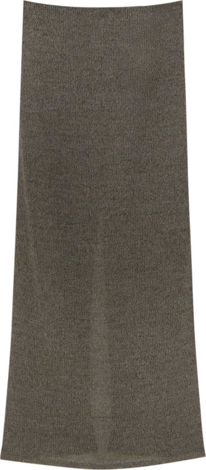 Pull&Bear Sukně šedý melír