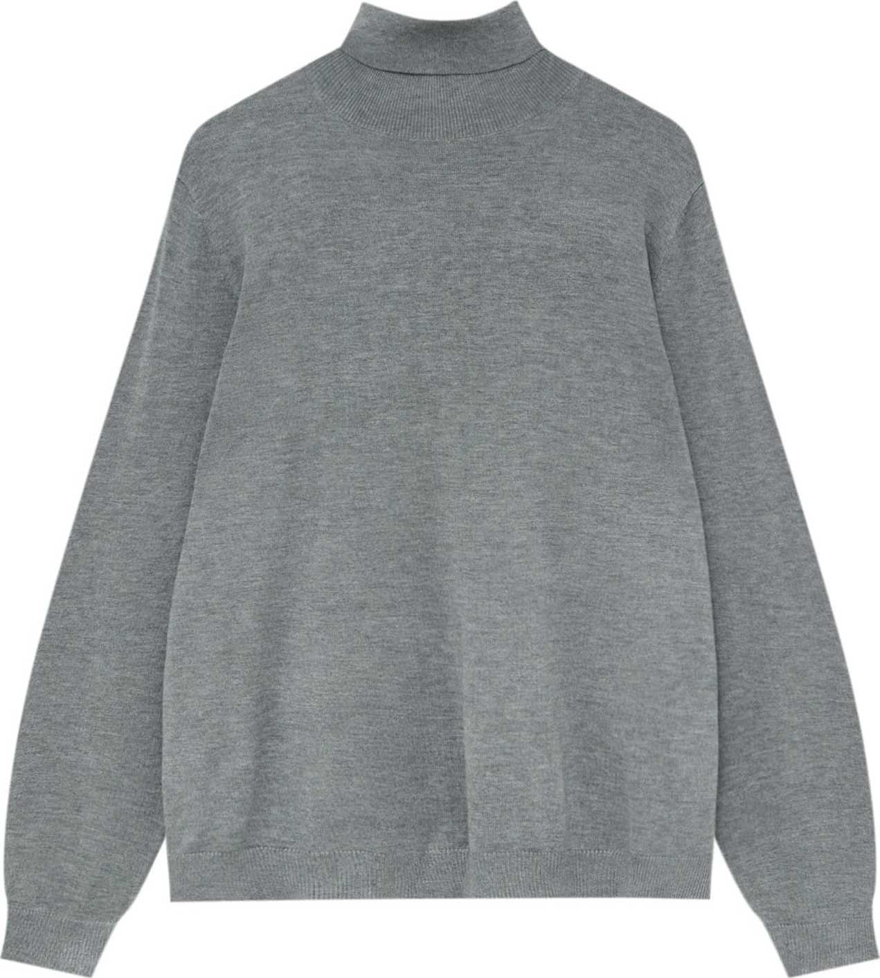 Pull&Bear Svetr šedý melír