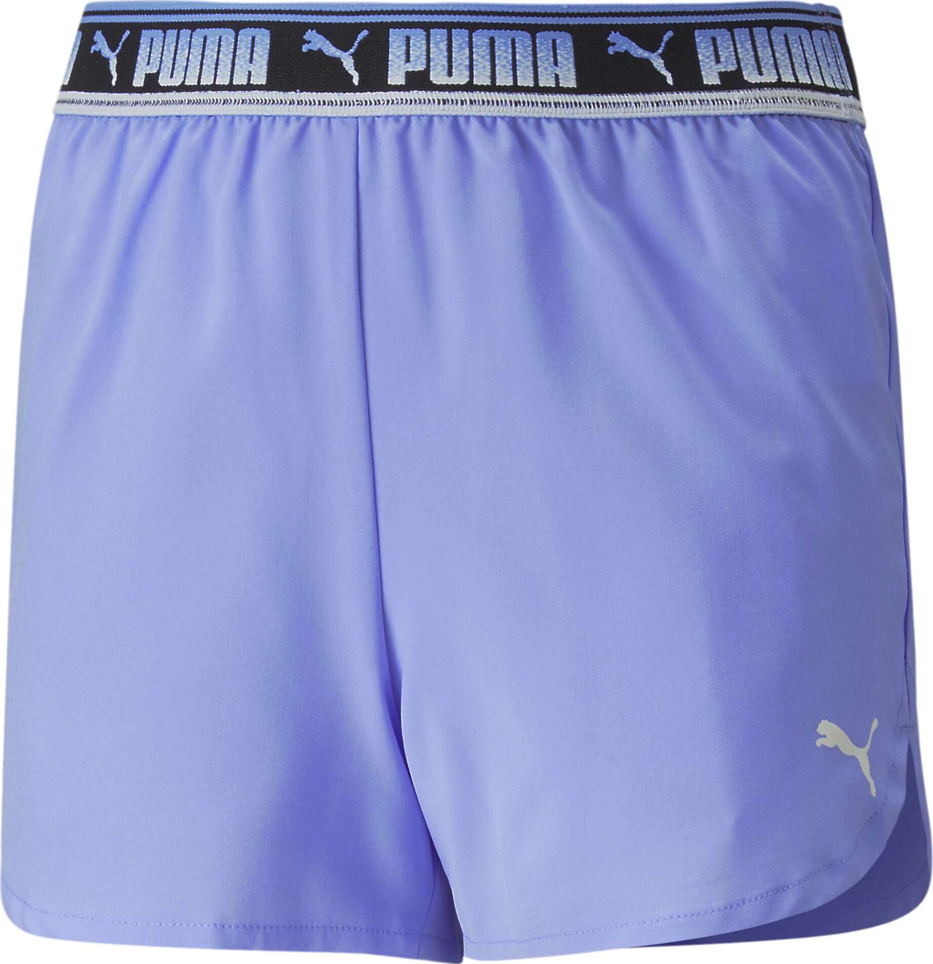 PUMA Sportovní kalhoty 'Strong' světlemodrá / fialová / černá