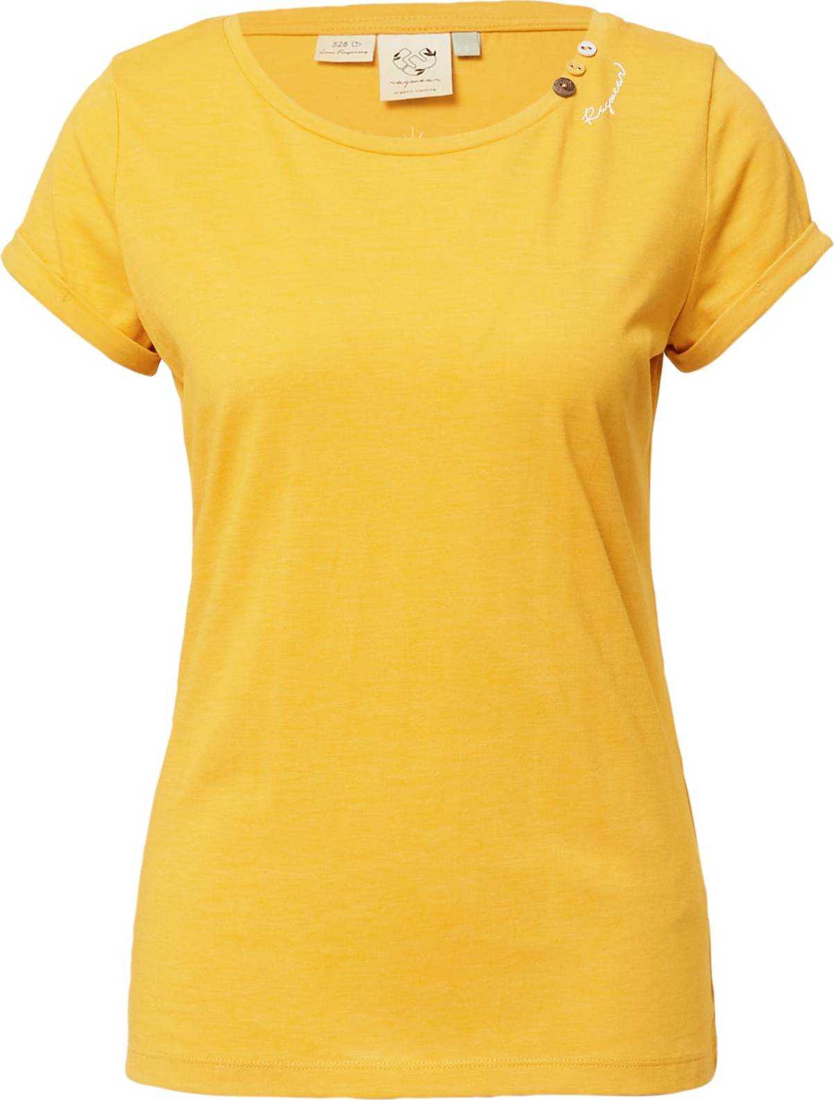 Ragwear Tričko 'FLORAH' žlutá / bílá