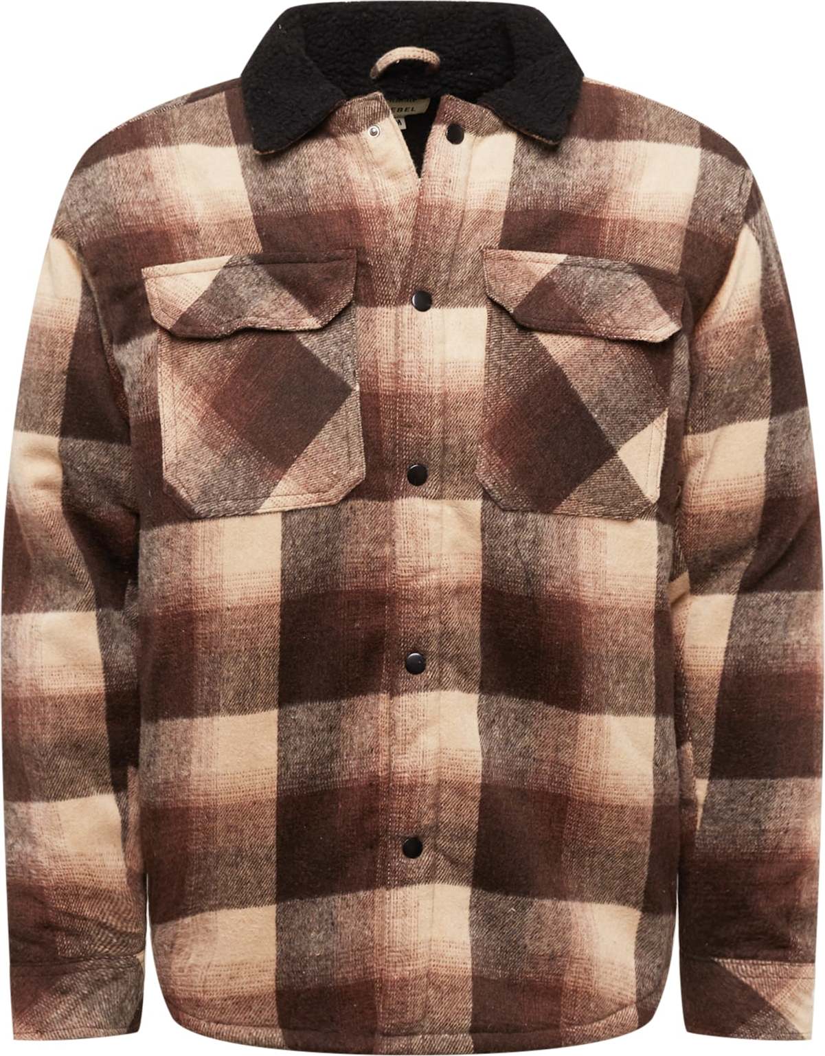 Redefined Rebel Přechodná bunda 'Gordon' béžová / hnědá / černá