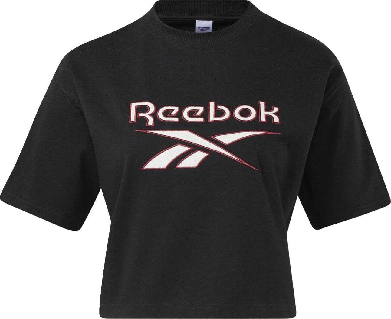 Reebok Classics Tričko červená třešeň / černá / bílá