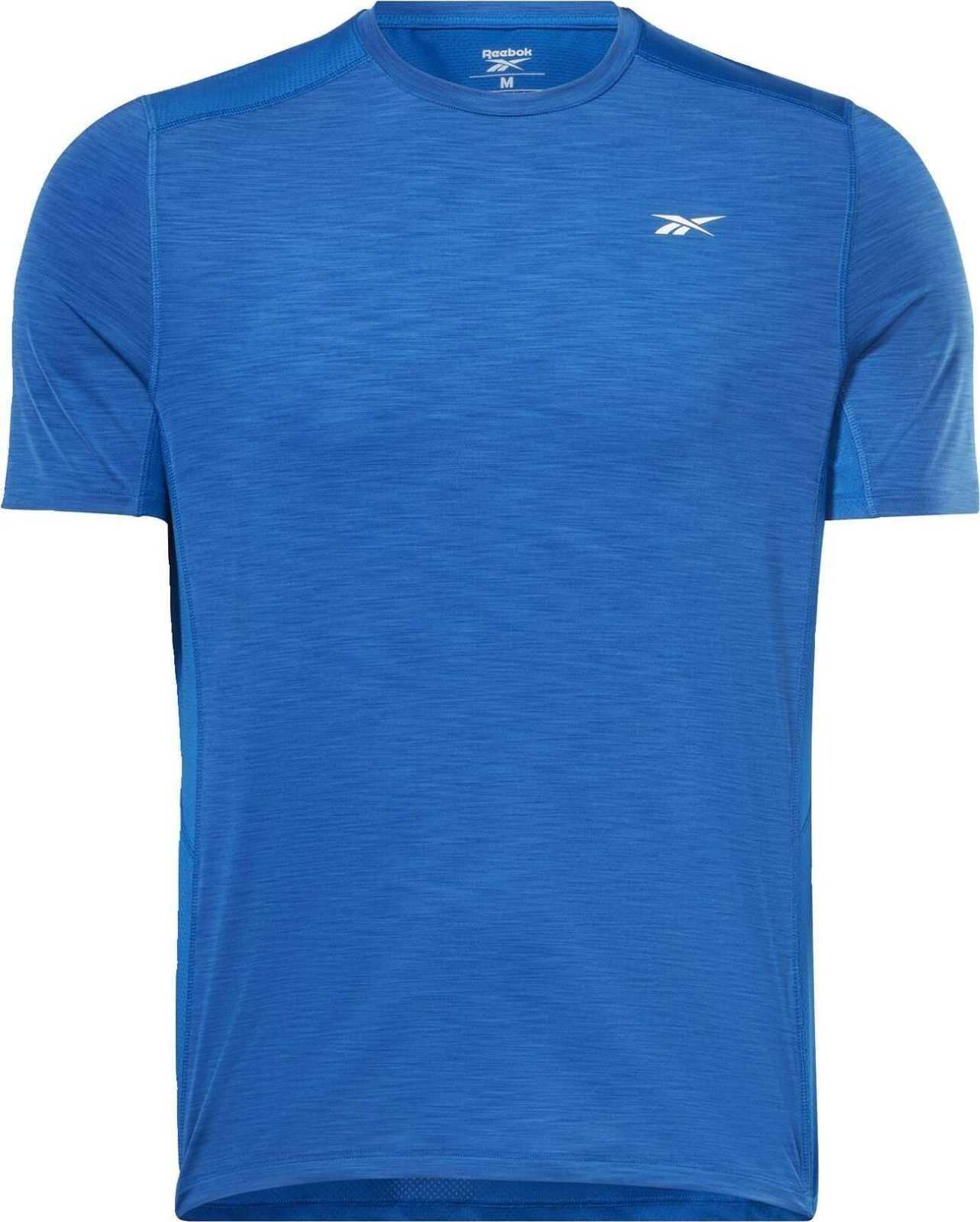 Reebok Sport Funkční tričko modrá / bílá