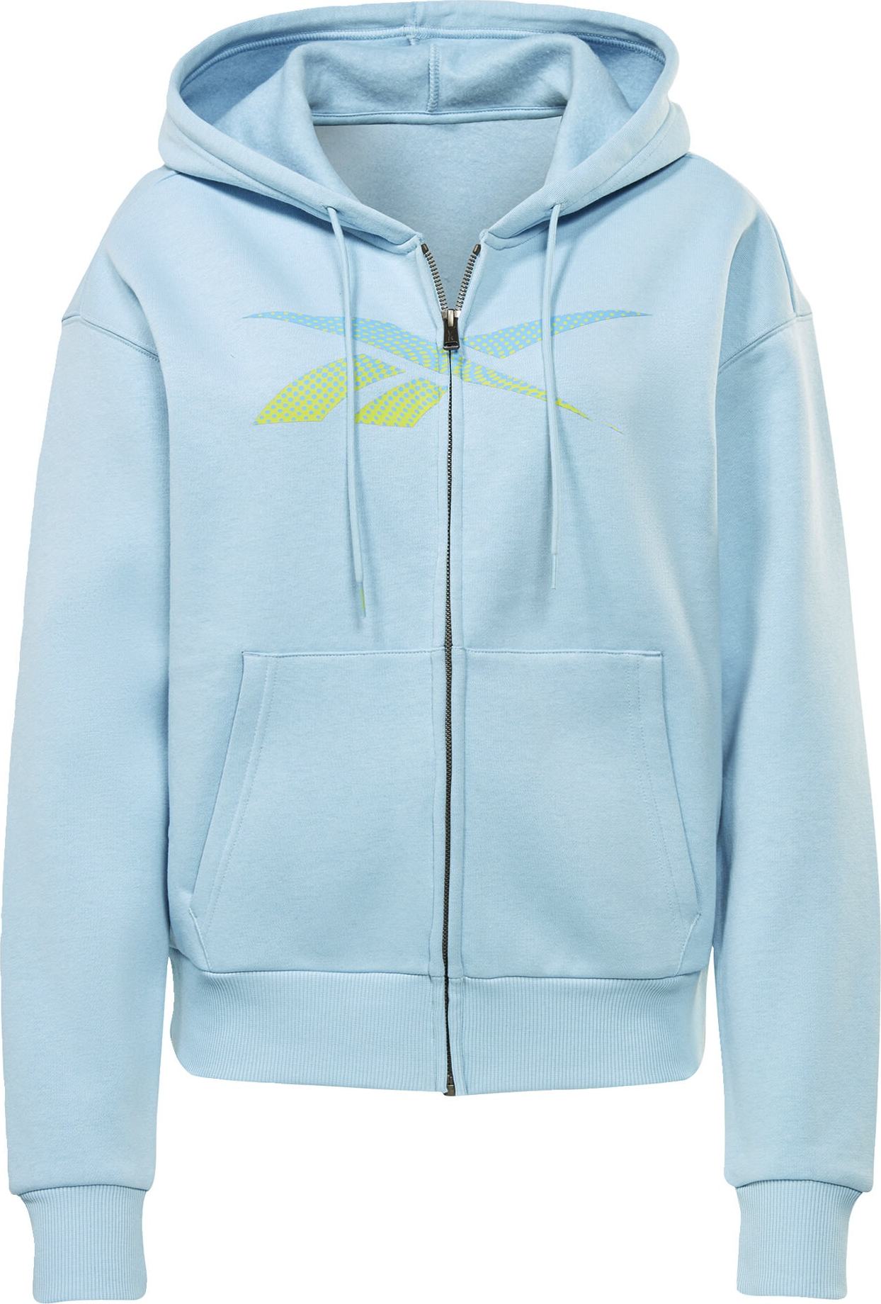 Reebok Sport Sportovní mikina 'Doorbuster' modrá / žlutá