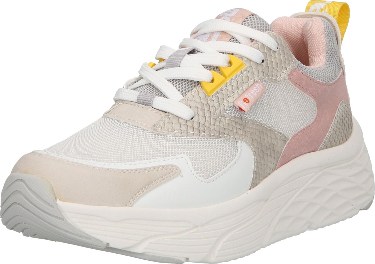 Refresh Tenisky šedobéžová / světle šedá / starorůžová / bílá