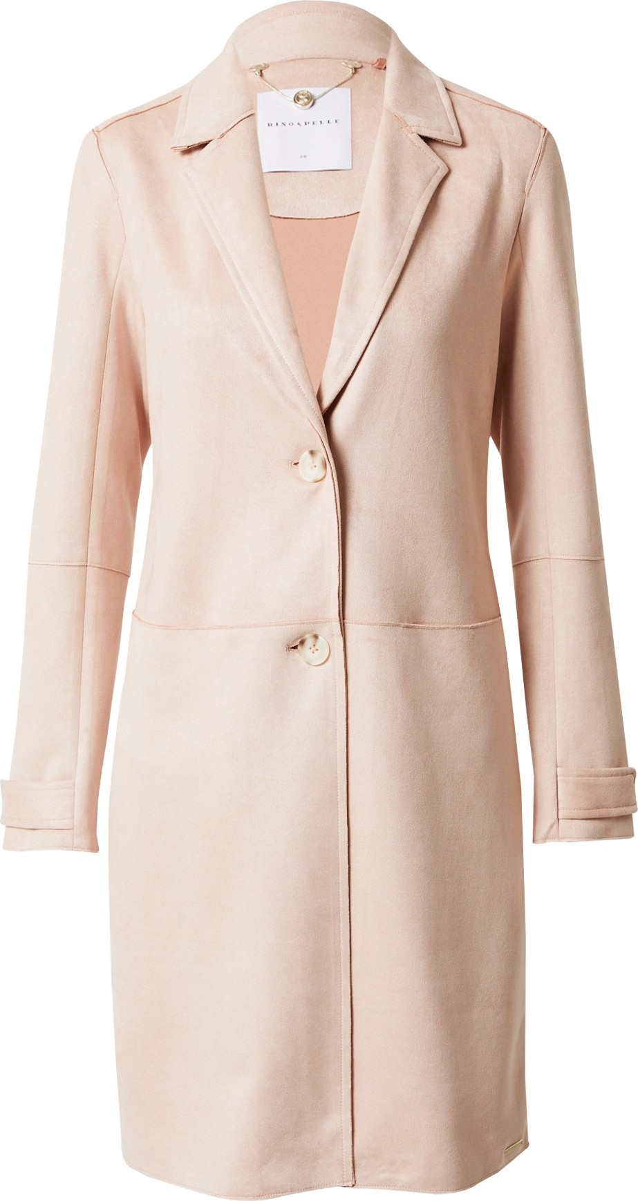 RINO & PELLE Přechodný kabát 'Babice' pudrová