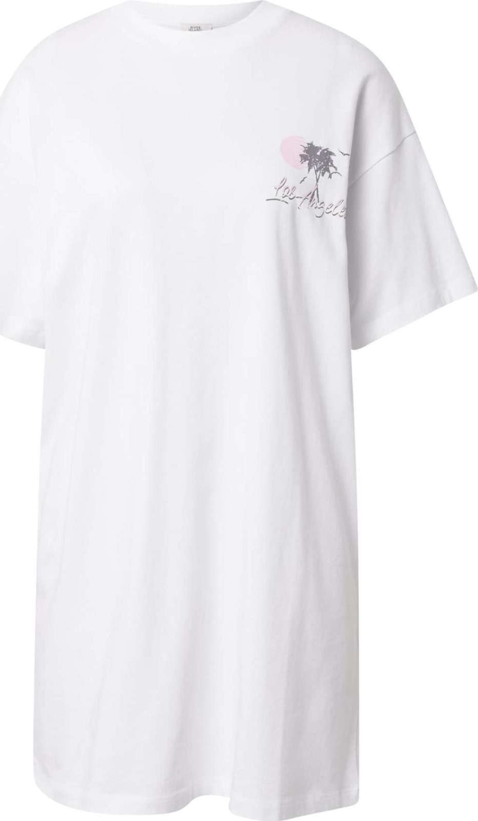 River Island Šaty šedá / růžová / bílá