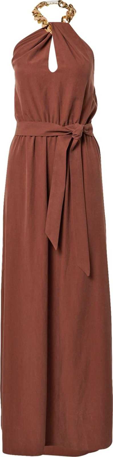 River Island Šaty tmavě hnědá