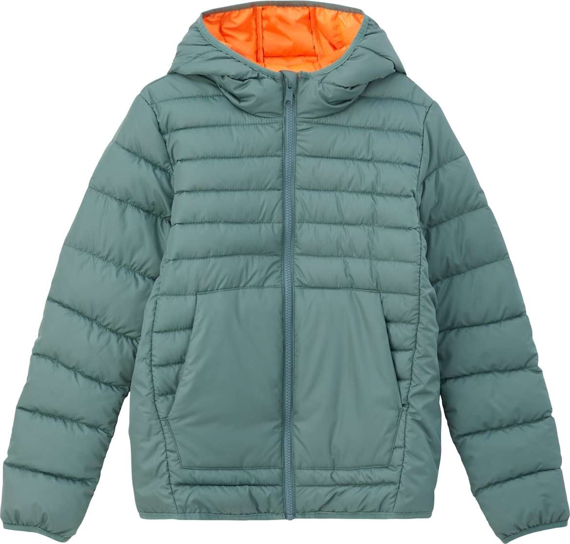 s.Oliver Přechodná bunda pastelová modrá / jasně oranžová