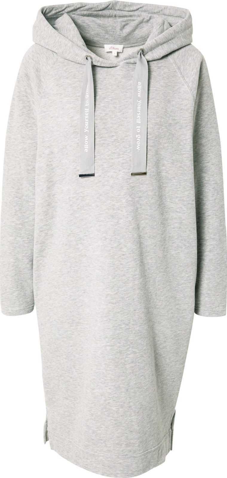 s.Oliver Šaty šedý melír