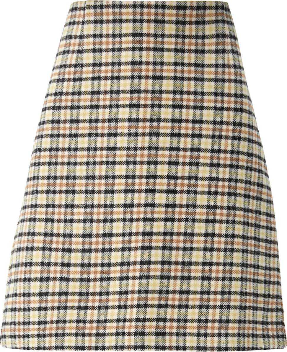 s.Oliver Sukně béžová / hnědá / žlutá / černá