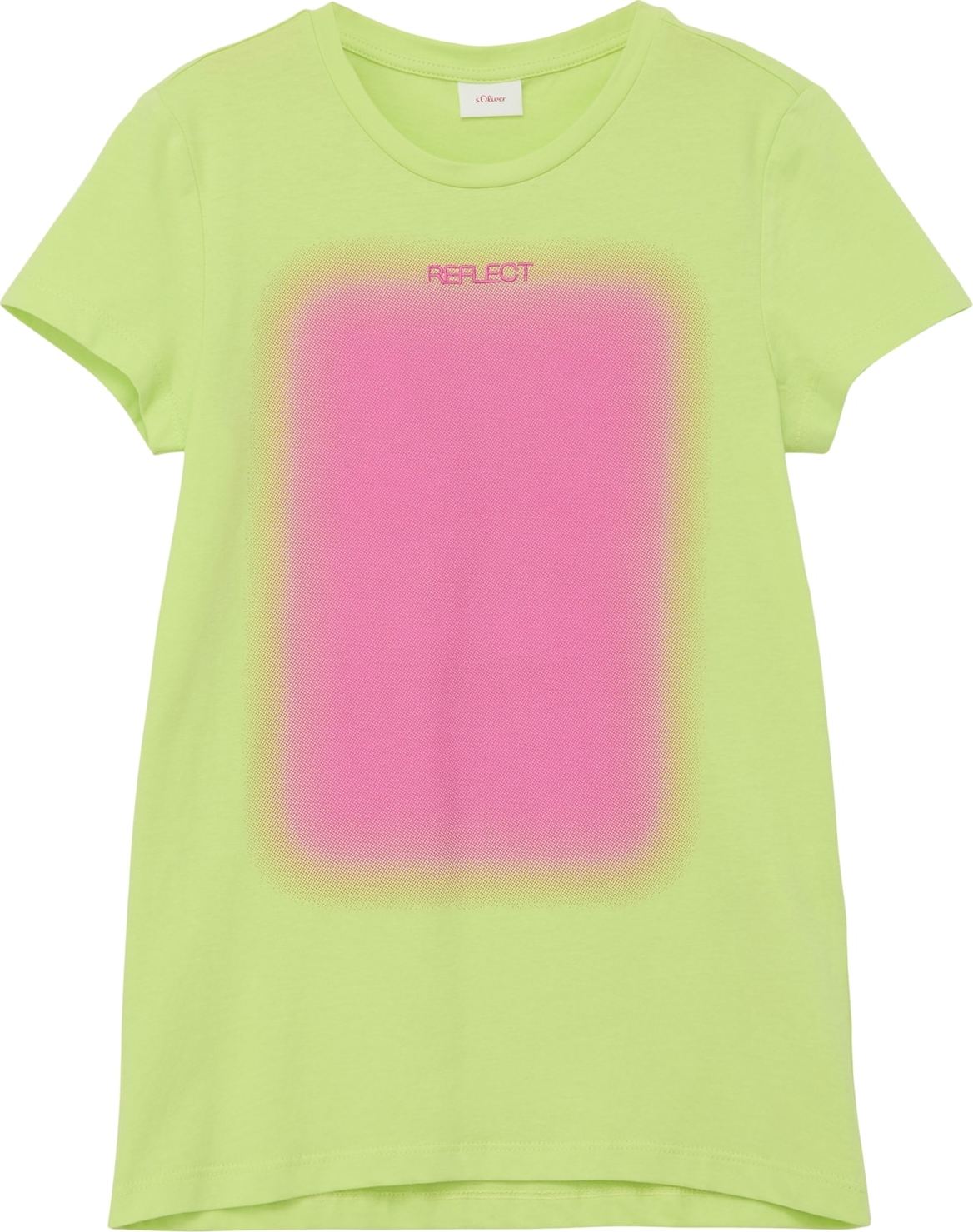 s.Oliver Tričko světle zelená / světle růžová