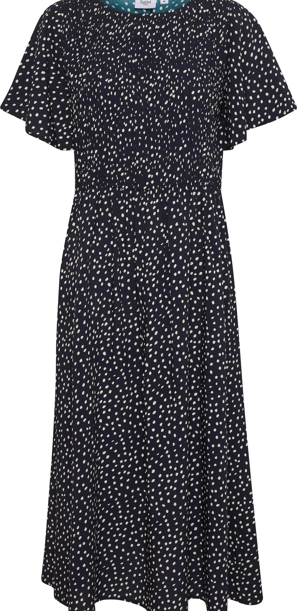 SAINT TROPEZ Šaty 'Gisla' noční modrá / bílá