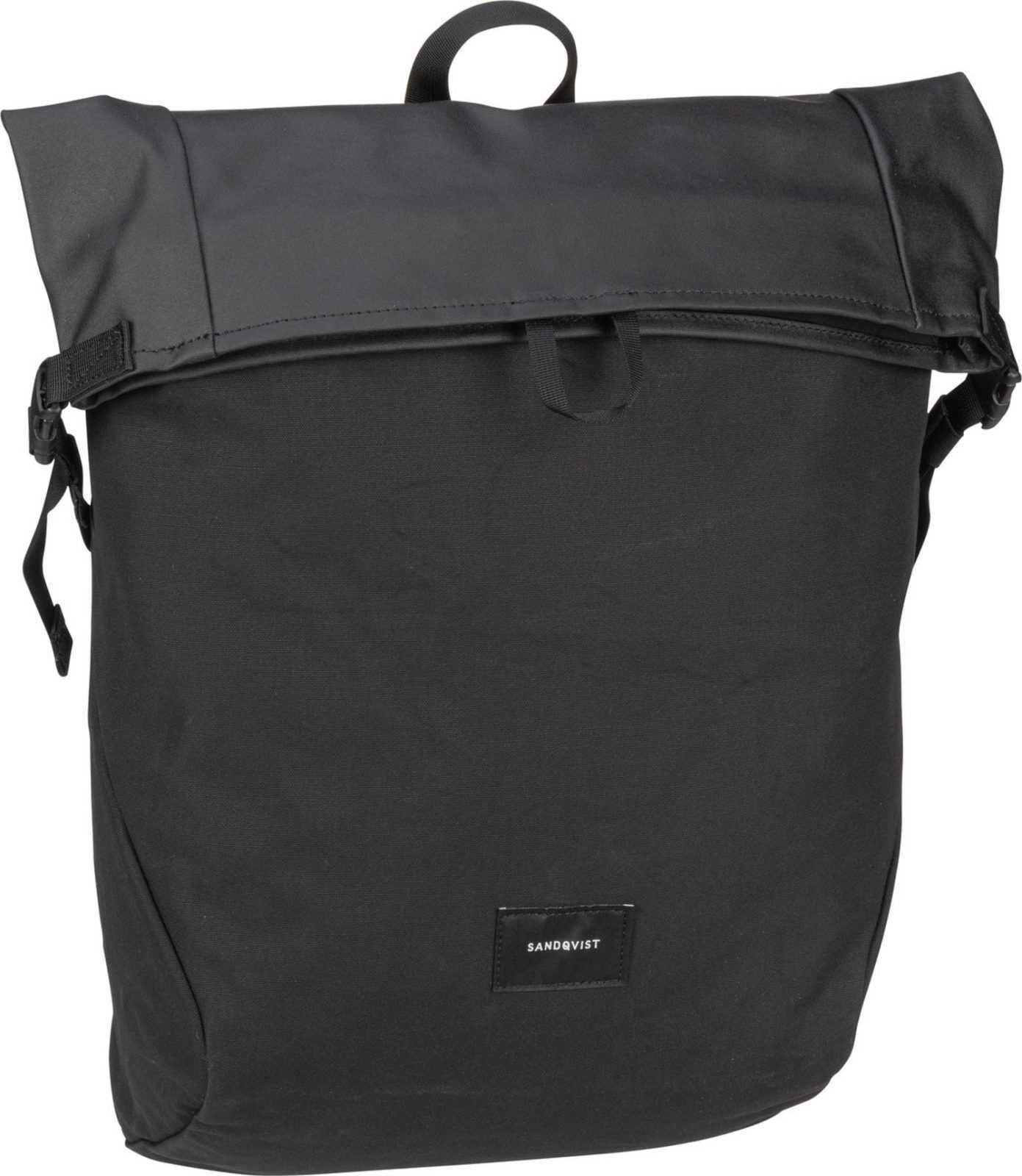 SANDQVIST Batoh 'ALFRED' černá / bílá