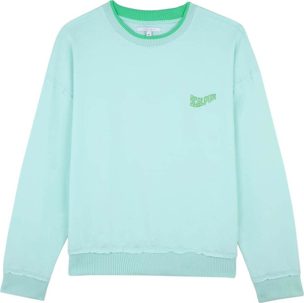 Scalpers Mikina zelená / mátová
